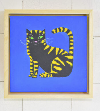 Milja Praagman schilderij - kat