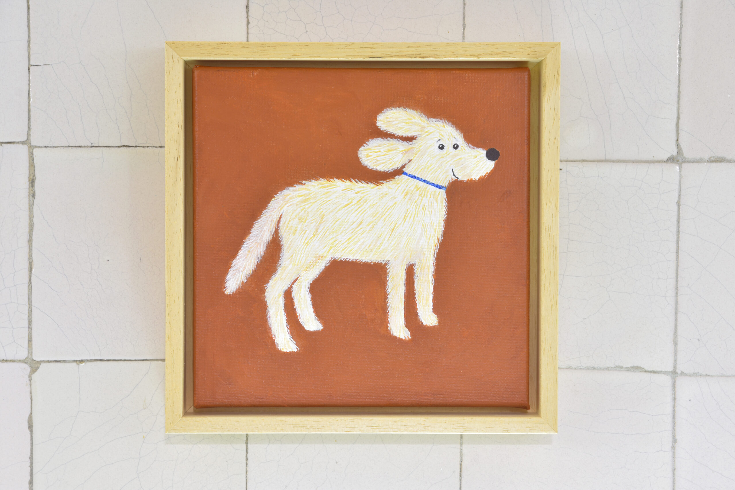 Milja Praagman schilderij - hond