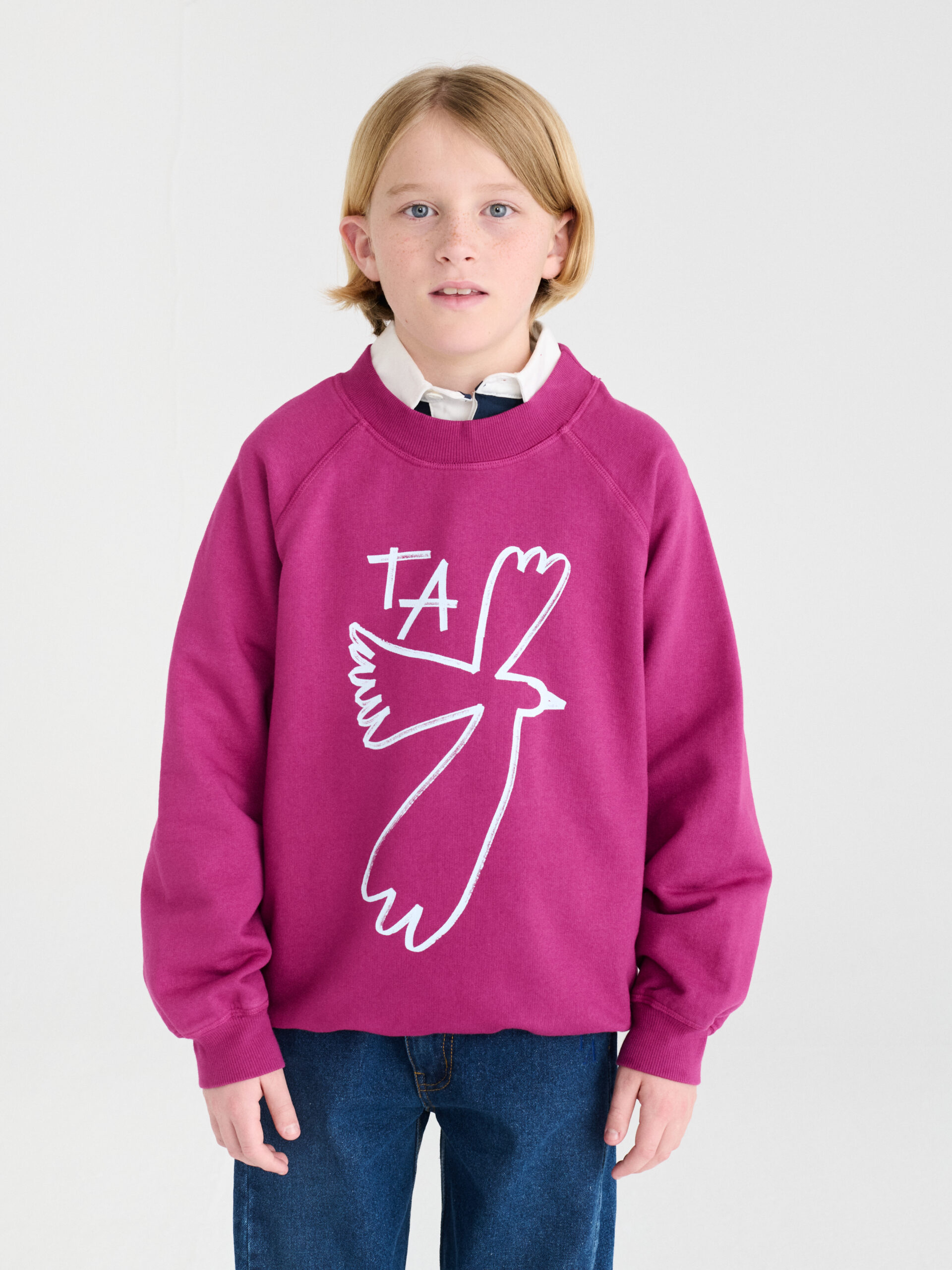 True Artist sweatshirt no. 01 - cherry fuchsia